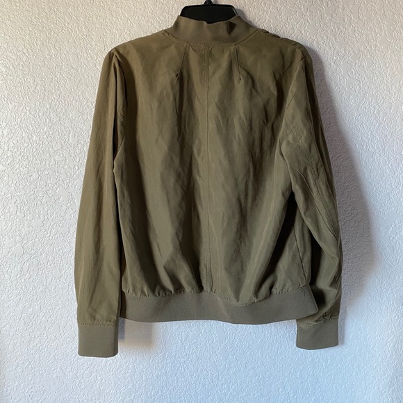 Military green bomber jacket - Picture 2 of 3